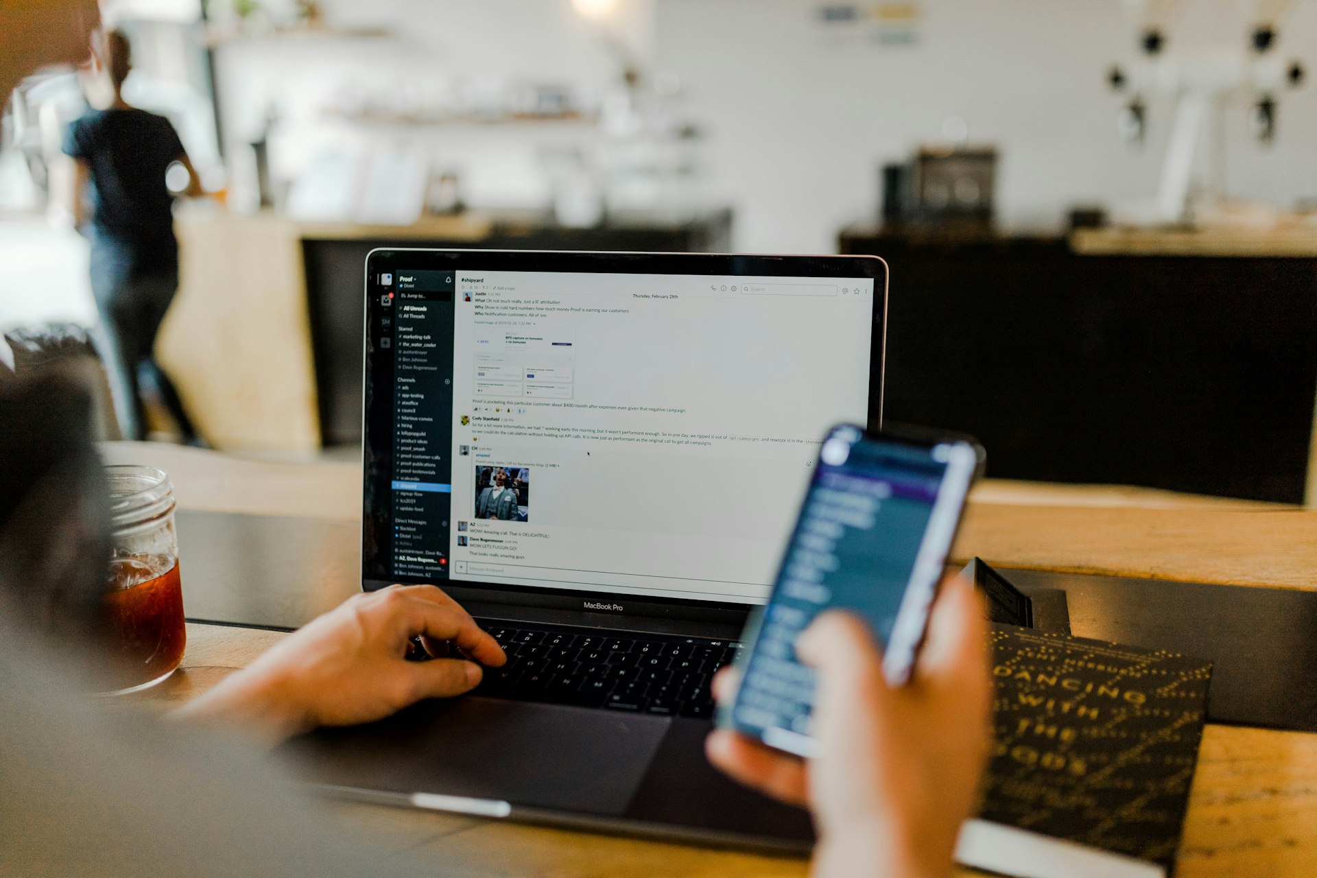 Digital finance dashboard on mobile and desktop